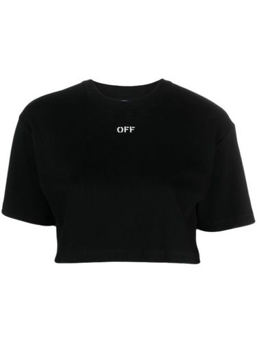 T-shirt crop Off-Stamp - Off-White - Modalova