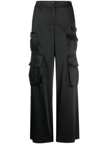 Pantalon en satin à poches cargo - Off-White - Modalova