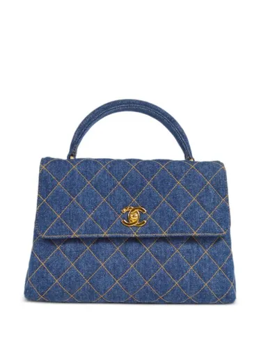 Sac à main Kelly en jean (1997) - CHANEL Pre-Owned - Modalova