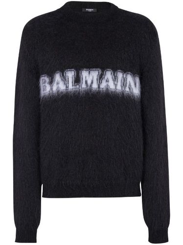 Pull à logo imprimé - Balmain - Modalova