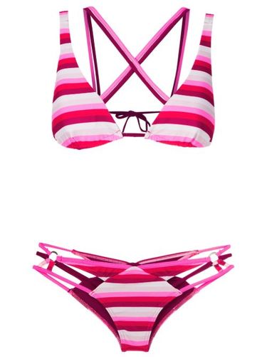 Bikini rayé à fines bretelles - Amir Slama - Modalova
