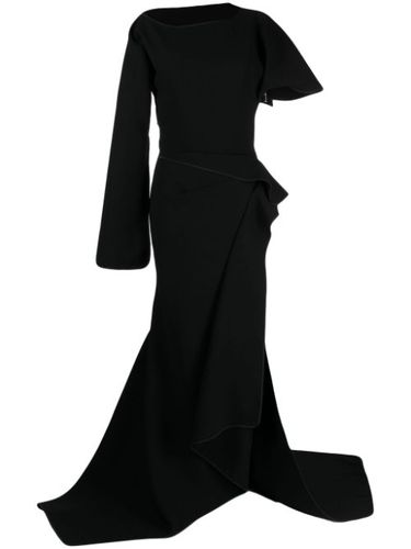 Robe longue asymétrique à design drapé - Maticevski - Modalova