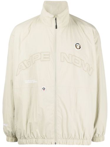 Veste à col montant à logo brodé - AAPE BY *A BATHING APE® - Modalova