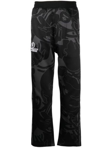 Pantalon imprimé à patch logo - AAPE BY *A BATHING APE® - Modalova