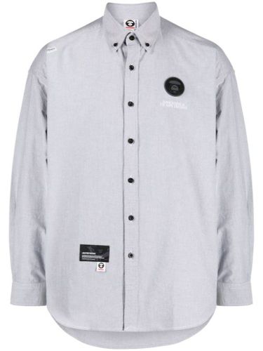 Chemise en coton à patch logo - AAPE BY *A BATHING APE® - Modalova