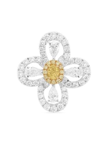 Bague en or platinum 18ct sertie de diamants - HYT Jewelry - Modalova