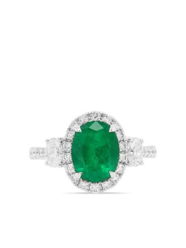 Bague en platine à émeraudes et diamants - HYT Jewelry - Modalova