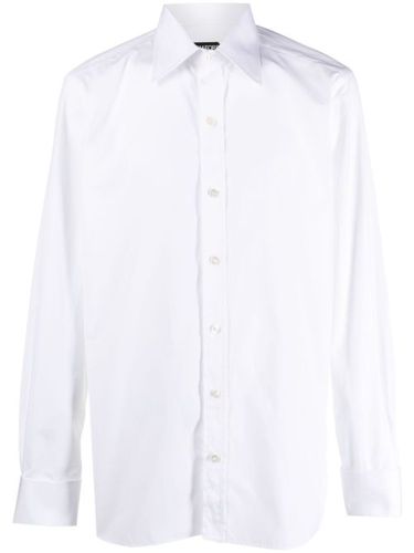 Chemise en coton à col italien - TOM FORD - Modalova