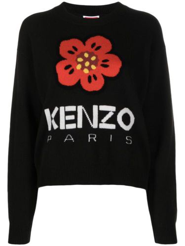 Pull en laine à motif Boke Flower - Kenzo - Modalova