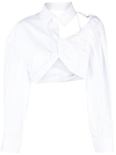 Chemise crop La Galliga à design asymétrique - Jacquemus - Modalova