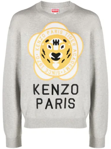 Kenzo sweat à patch logo - Gris - Kenzo - Modalova