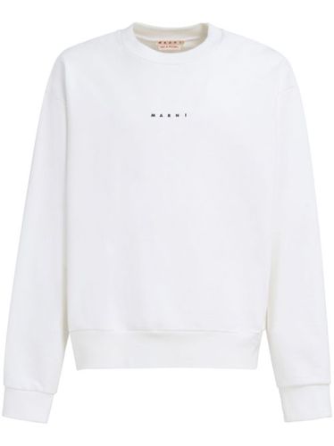 Sweat en coton à logo imprimé - Marni - Modalova