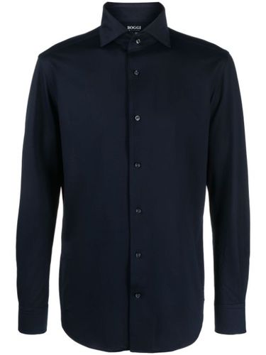 Chemise boutonnée à manches longues - Boggi Milano - Modalova