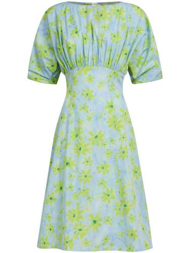 Robe froncée à fleurs - Marni - Modalova