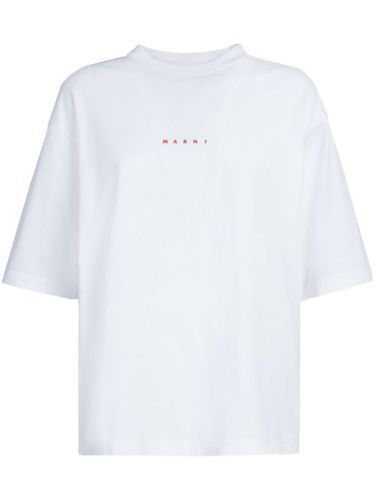 T-shirt en coton à logo imprimé - Marni - Modalova