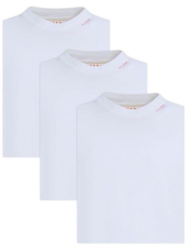 Lot de deux t-shirts à logo brodé - Marni - Modalova