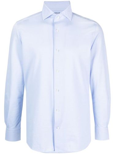 Chemise Japanese Jersey à boutonnière - Boggi Milano - Modalova