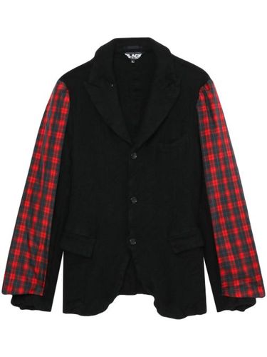 Blazer boutonné à design à empiècements - Black Comme Des Garçons - Modalova