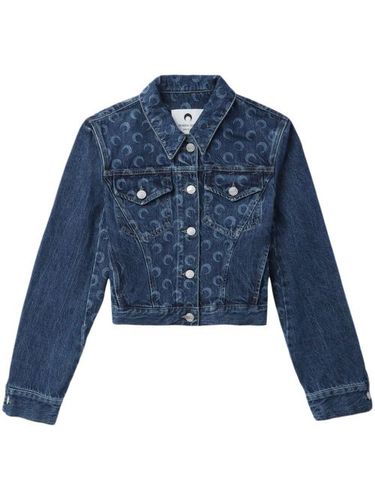 Veste en jean à motif Deadstock Moonogram - Marine Serre - Modalova