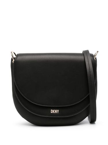 Sac à bandoulière en cuir à logo - DKNY - Modalova