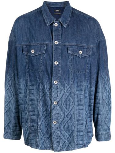 Chemise en jean imprimée - FIVE CM - Modalova