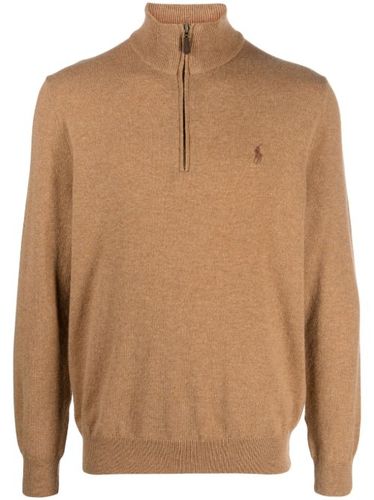 Pull en maille fine à logo brodé - Polo Ralph Lauren - Modalova