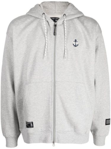 Hoodie zippé à logo brodé - izzue - Modalova