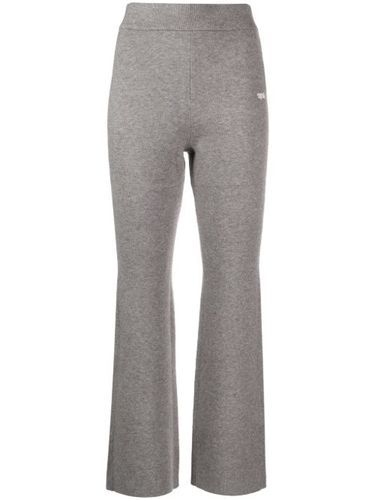 Pantalon évasé à logo brodé - izzue - Modalova