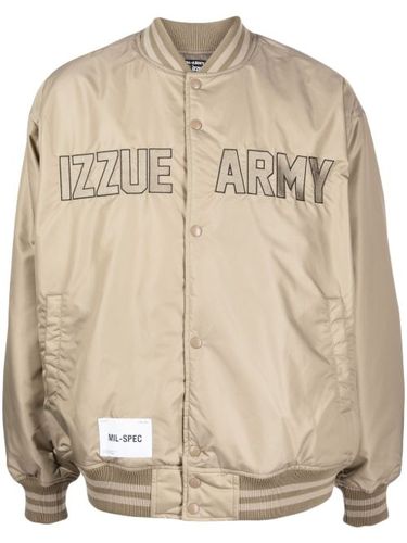 Veste bomber matelassée à logo brodé - izzue - Modalova