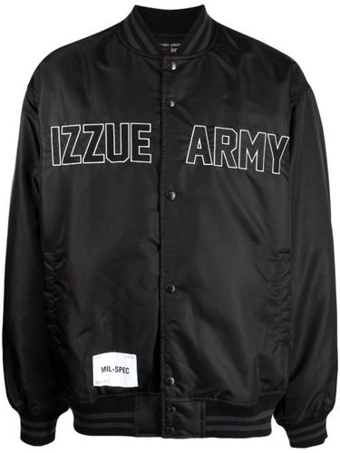 Veste bomber matelassée à logo brodé - izzue - Modalova