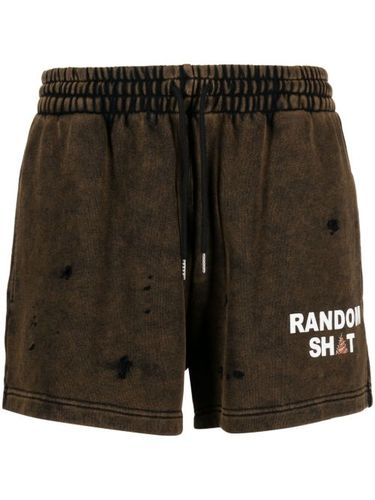 Short en coton Random à effet usé - Natasha Zinko - Modalova