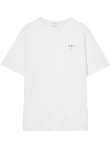 T-shirt en coton à logo imprimé - PUCCI - Modalova