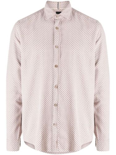 Chemise en coton à pois - BOSS - Modalova