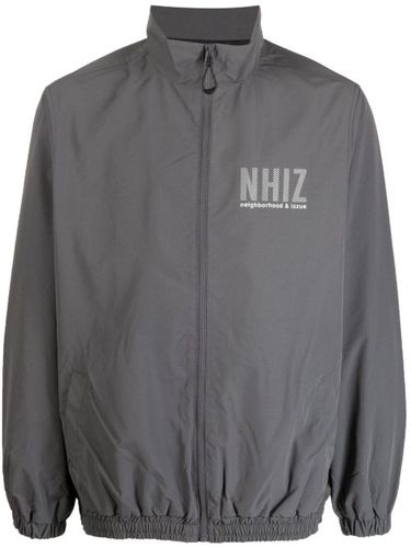 Veste bomber zippée à logo imprimé - izzue - Modalova