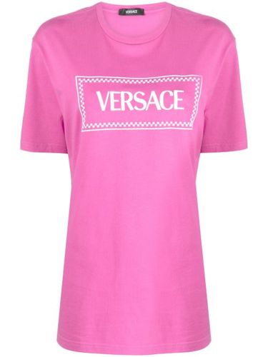 Versace t-shirt en coton - Rose - Versace - Modalova