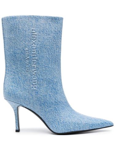 Bottines Delphine 90 mm en jean - Alexander Wang - Modalova