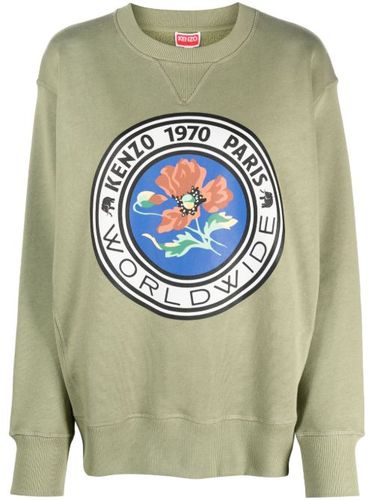Sweat en coton à imprimé graphique - Kenzo - Modalova