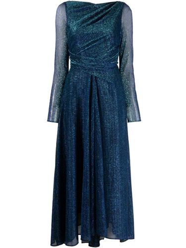 Robe mi-longue en maille métallisée - Talbot Runhof - Modalova