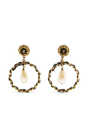 Boucles d'oreilles à perles pendantes - CHANEL Pre-Owned - Modalova