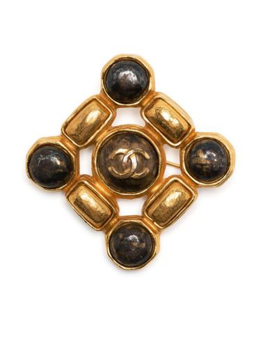 Broche à détail de pierre - CHANEL Pre-Owned - Modalova