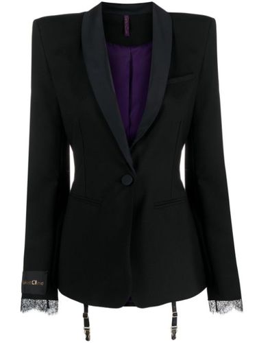 Blazer à bords satinés - Maison Close - Modalova