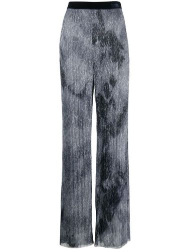 Pantalon ample à effet métallisé - Talbot Runhof - Modalova