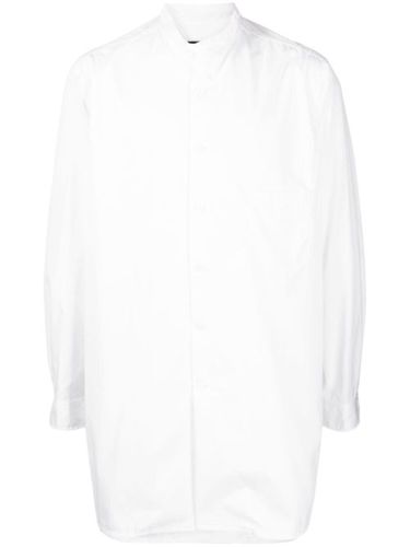 Chemise en coton à design sans col - Yohji Yamamoto - Modalova