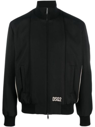 Veste bomber à logo brodé - DSQUARED2 - Modalova