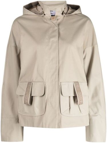 Veste bomber à bande logo - SHIATZY CHEN - Modalova
