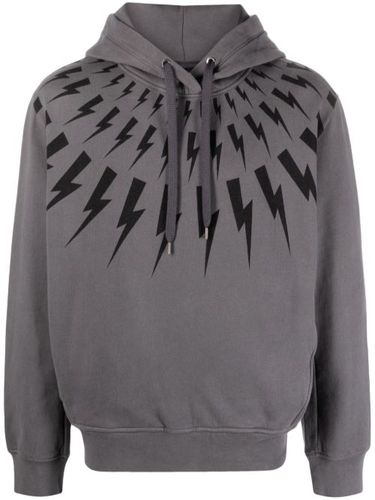 Hoodie à imprimé Thunderbolt - Neil Barrett - Modalova