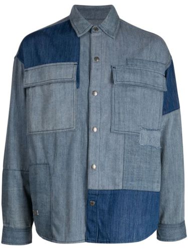 Chemise en chambray à slogan imprimé - izzue - Modalova