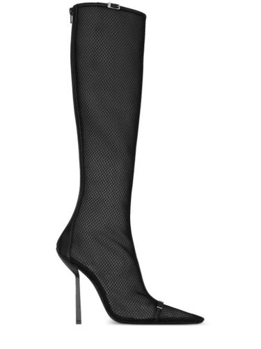 Bottines Oxalis 115 mm en cuir - Saint Laurent - Modalova