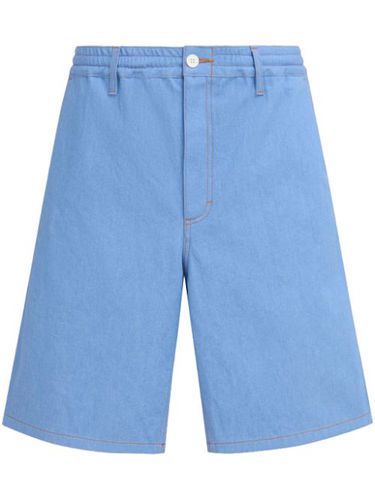 Marni short à logo brodé - Bleu - Marni - Modalova