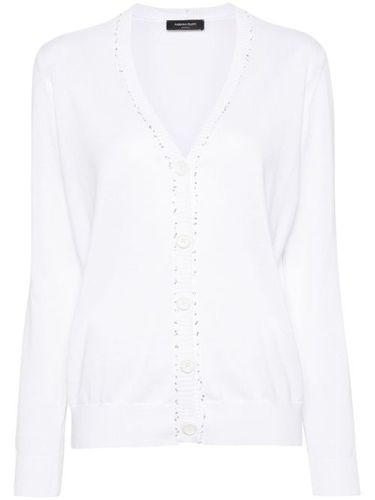 Cardigan en coton à sequins - Fabiana Filippi - Modalova